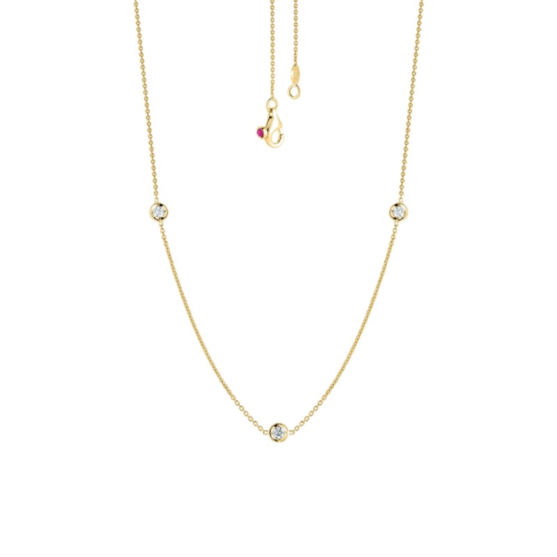 http://williambarthman.bluestar-apps.com/upload/product/18K YELLOW GOLD 3 STATION DIAMOND NECKLACE 18