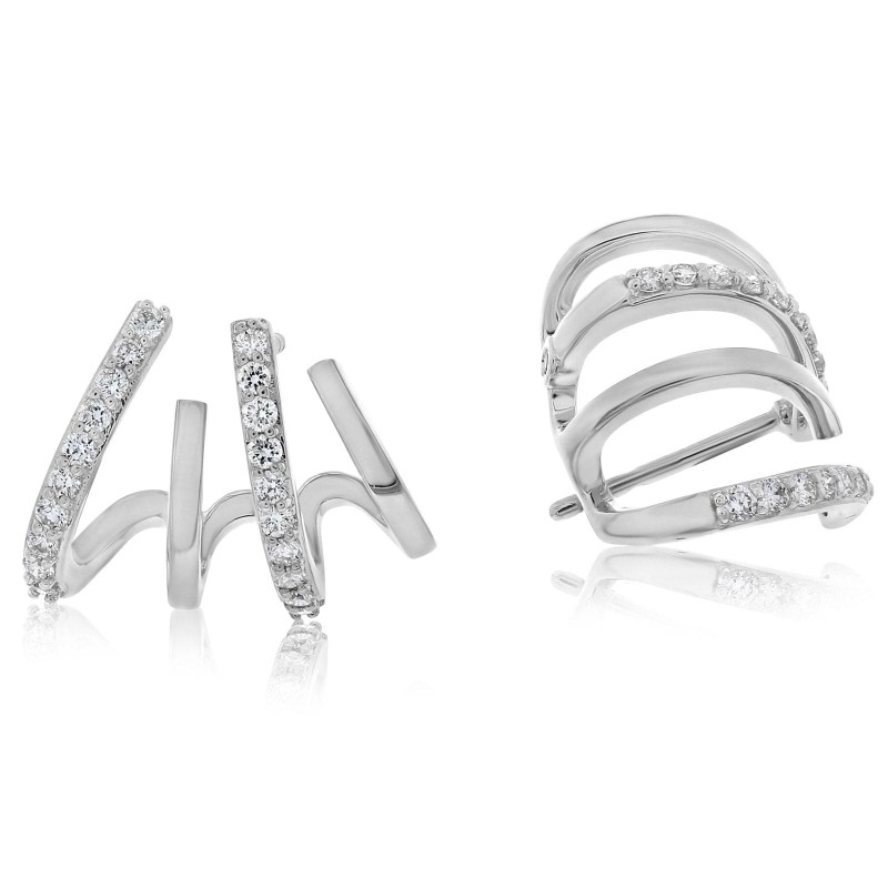 http://williambarthman.bluestar-apps.com/upload/product/Roberto Coin 18k White Gold Diamond Climber Earrings .38ctw. 