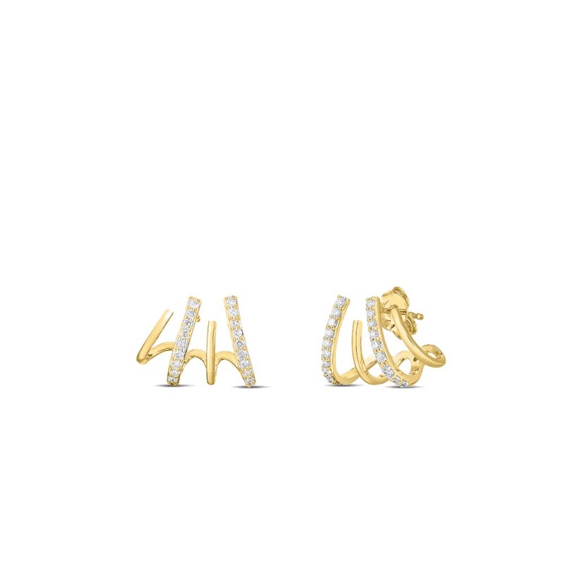 http://williambarthman.bluestar-apps.com/upload/product/Roberto Coin White and Yellow Gold Diamond Curl Earrings .38ctw. 