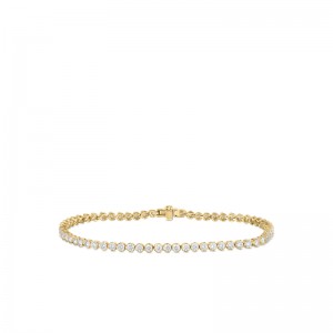 Roberto Coin 18k Yellow Gold Diamond Tennis Bracelet 2.35ctw. 