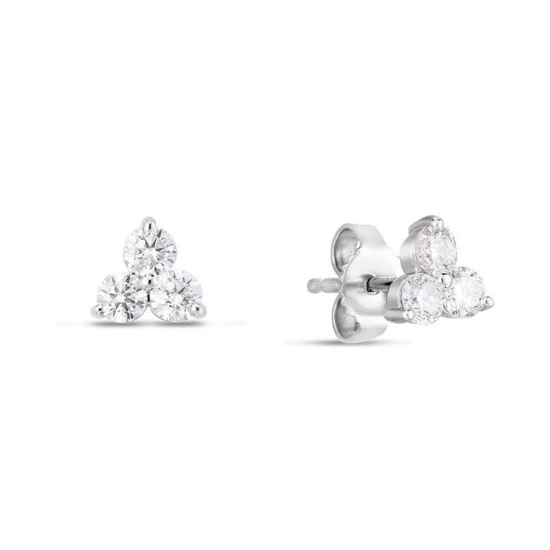 http://williambarthman.bluestar-apps.com/upload/product/18K WHITE GOLD DIAMOND 3 STONE CLUSTER STUDS 0.55. 