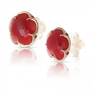 18K RED GOLD EARRINGS BON TON GOLD 3.53 SEM CT 10.33. 