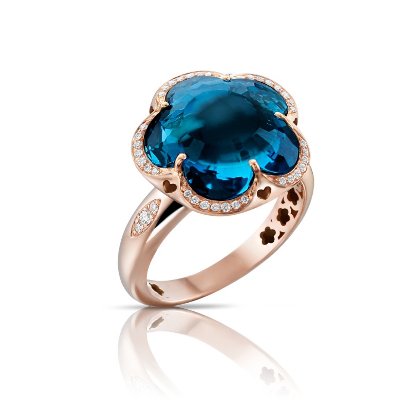 http://williambarthman.bluestar-apps.com/upload/product/18K ROSE GOLD BON TON DARK GREEN QUARTZ RING 0.14CT, GRN-13.17. 