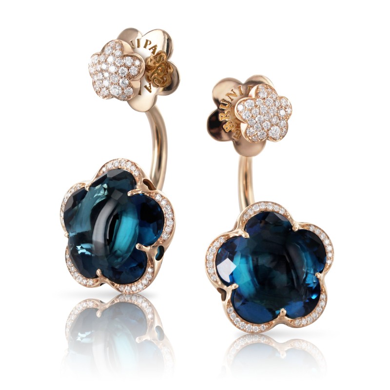 http://williambarthman.bluestar-apps.com/upload/product/18K ROSE GOLD BON TON DIAMOND AND DARK GREEN QUARTZ EARRINGS 0.52 GRN-26.26. 