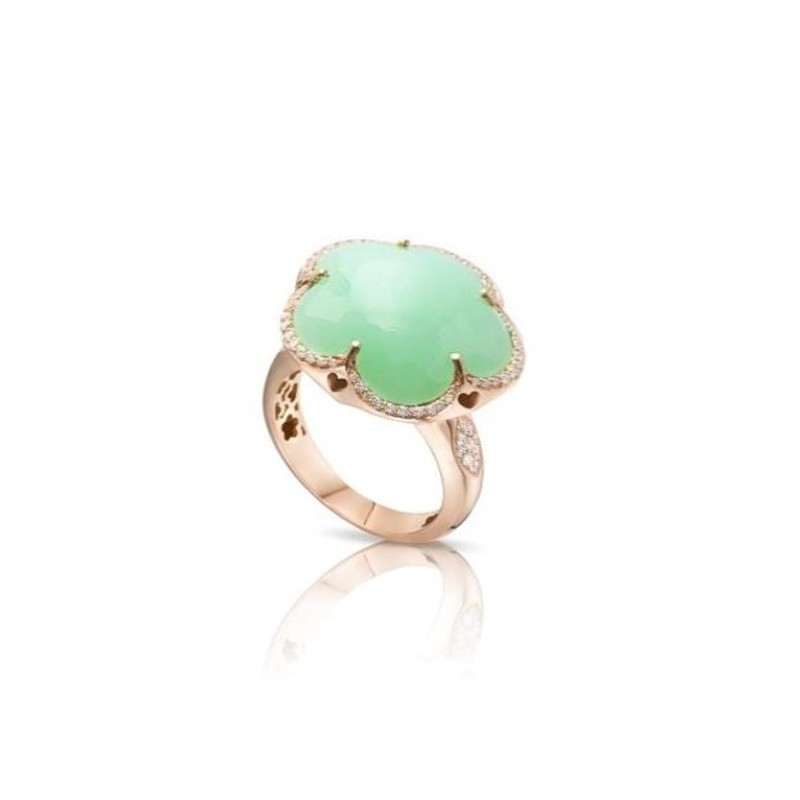 http://williambarthman.bluestar-apps.com/upload/product/18K ROSE GOLD BON TON GREEN STONE RING 16.87. 