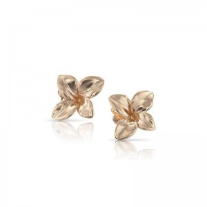 18K ROSE GOLD GIARDINI PETITE EARRINGS. 