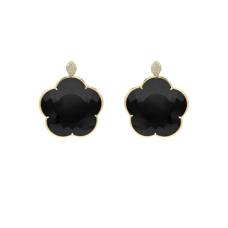 http://williambarthman.bluestar-apps.com/upload/product/18K ROSE DIAMOND AND BLACK STONE TON JOLIE EARRINGS 0.39CT, BLK-81.66CT. 