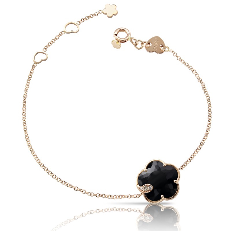 http://williambarthman.bluestar-apps.com/upload/product/18K PINK GOLD JOLI BLACK QUARTZ BRACELET 0.04-DIA, 4.03-BLK QRTZ. 