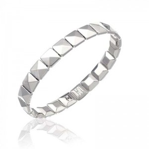 CHIMENTO WHITE GOLD ARMILLAS BRACELET. 