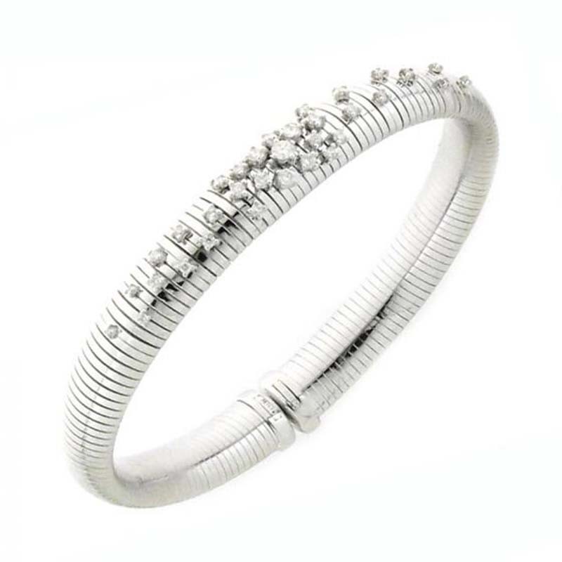 http://williambarthman.bluestar-apps.com/upload/product/18K WHITE GOLD STARDUST WHITE GOLD WITH DIAMONDS BRACELET. 