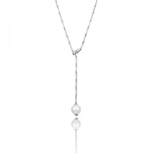 Chimento Bamboo Pearl Necklace