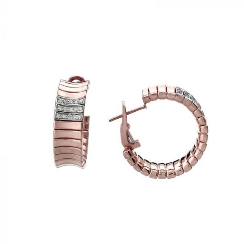 http://williambarthman.bluestar-apps.com/upload/product/18K WHITE AND PINK GOLD SUPREME DIAMOND EARRINGS. 