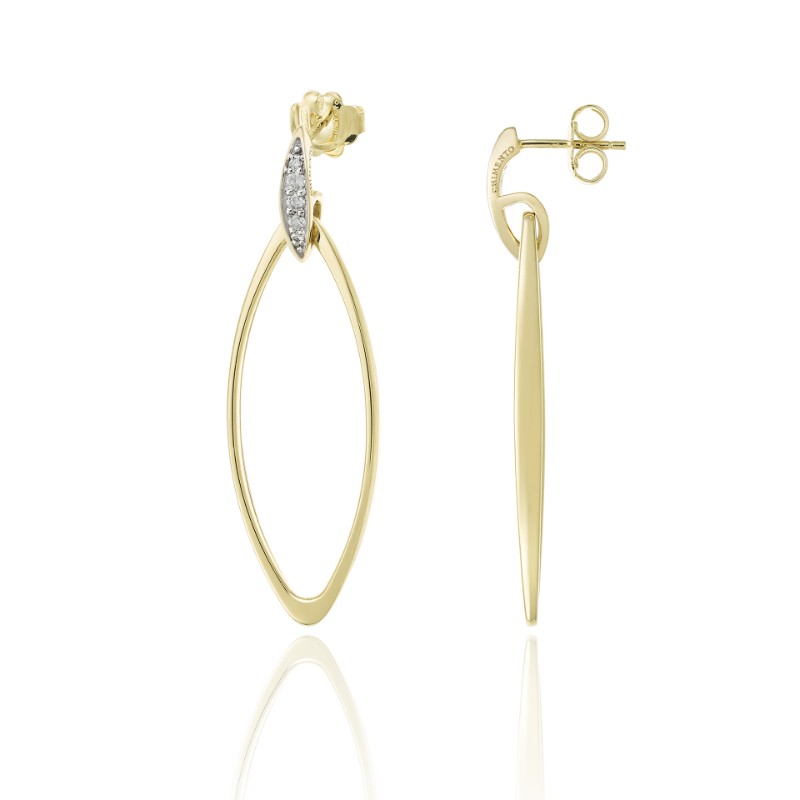 http://williambarthman.bluestar-apps.com/upload/product/CHIMENTO 18K YELLOW GOLD  DIAMOND LINK SENSI EARRINGS 0.17 VS-G. 