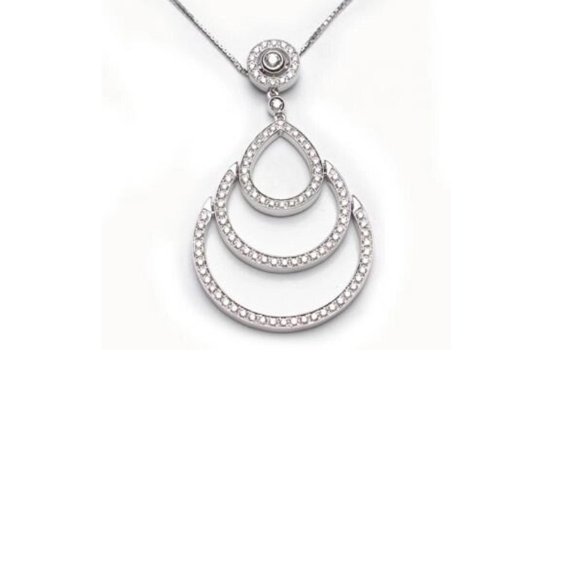 http://williambarthman.bluestar-apps.com/upload/product/DAMIANI WG DIAMOND CIRCLE TOP W/OPEN DIAMOND PEARSHAPE AND 2 GRADUATED CURVES. UNDERNEATH PENDANT .92PTS