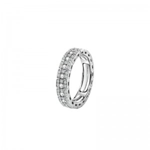 18K WHITE GOLD DIAMOND WEDDING BAND 0.8000 DIA. 