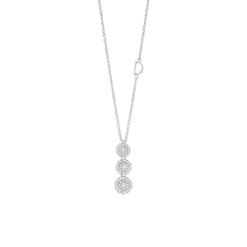 http://williambarthman.bluestar-apps.com/upload/product/Damiani 18k White Gold 3 Flower Diamond Necklace 0.36ctw. 