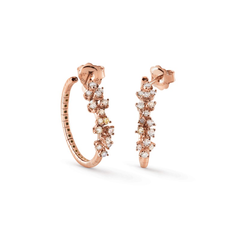 http://williambarthman.bluestar-apps.com/upload/product/DAMIANI 18K ROSE GOLD BROWN DIAMOND MIMOSA EARRINGS 0.6900. 