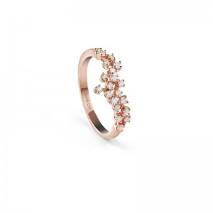 18K ROSE GOLD SINGLE MIMOSA RING 0.4200. 