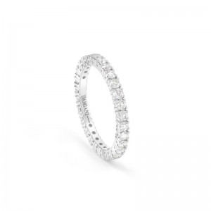 Damiani 18k White Gold Full Eternity Band Diamond 1.76ctw. 