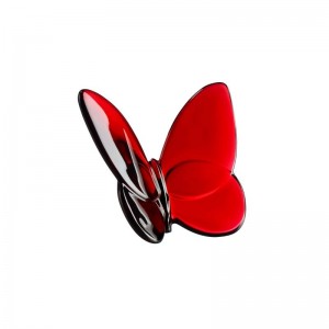 red color crystal PAPILLION butterfly. 