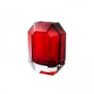 BACCARAT OCTAGONE (NOOS) VASE. 