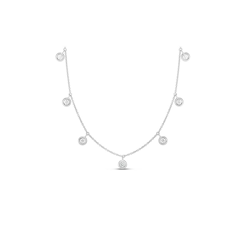 http://williambarthman.bluestar-apps.com/upload/product/18K WHITE GOLD 7 STATIONS DIAMOND DANGLING NECKLACE 0.33. 