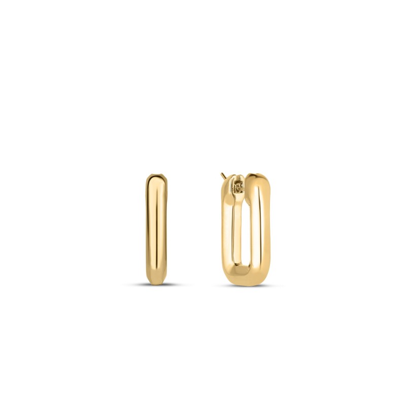 http://williambarthman.bluestar-apps.com/upload/product/Roberto Coin 18k Yellow Gold Small Square Earrings. 