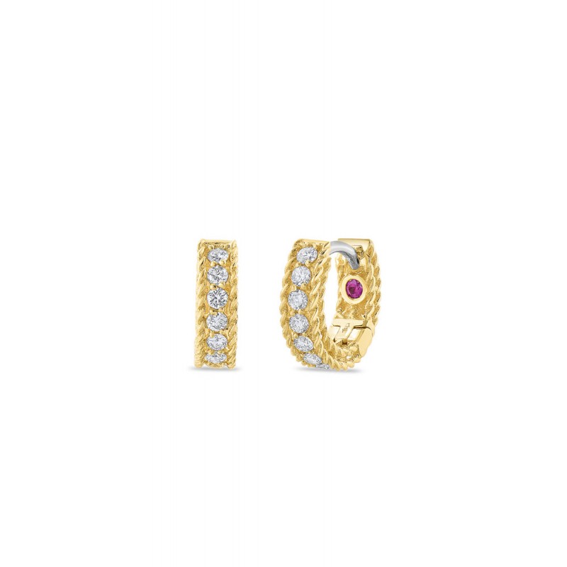 http://williambarthman.bluestar-apps.com/upload/product/ROBERTO COIN 18K YELLOW GOLD DIAMOND SYMPHONY PRINCESS COLLECTION PETITE HUGGIES. 