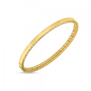 Roberto Coin 18K Gold Symphony New Barocco Oval Bangle