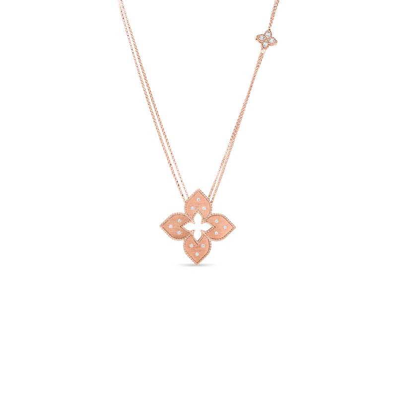 http://williambarthman.bluestar-apps.com/upload/product/18K ROSE GOLD DIAMOND VENETIAN PRINCESS NECKLACE 0.20. 