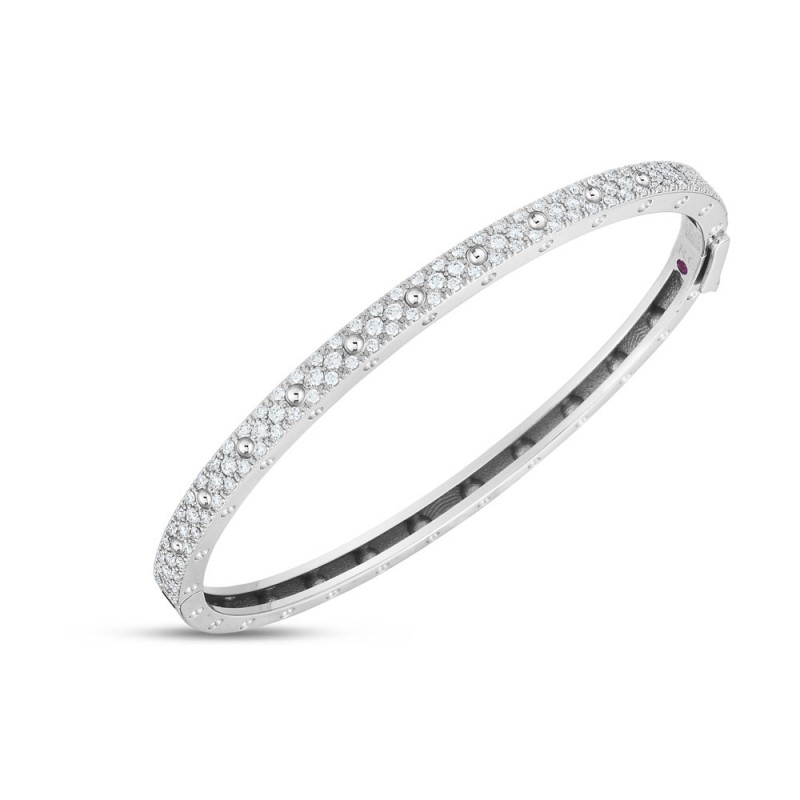 http://williambarthman.bluestar-apps.com/upload/product/ROBERTO COIN 18K WHITE GOLD DIAMOND SYMPHONY BANGLE 48X58  0.90. 