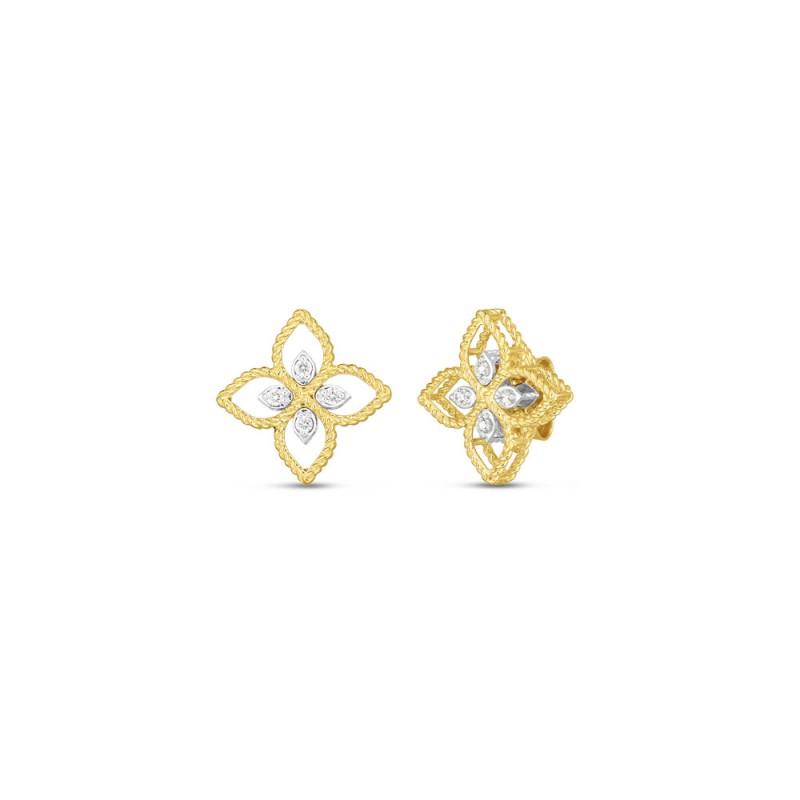 http://williambarthman.bluestar-apps.com/upload/product/18K YELLOW AND WHITE PRINCIPESSA FLOWER EARRINGS 0.09. 