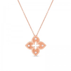 18K ROSE GOLD PETIT VENETIAN NECKLACE XS 0.02. 