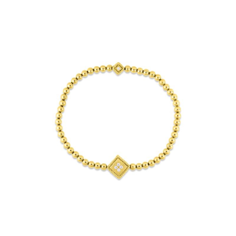 http://williambarthman.bluestar-apps.com/upload/product/Roberto Coin  Yellow Gold Diamond Palazzo Ducale Bracelet Petite