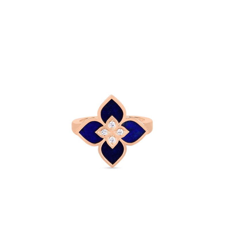 http://williambarthman.bluestar-apps.com/upload/product/ROBERTO COIN 18K ROSE GOLD VENETIAN PRINCESS SMAL LAPIS DIAMOND FRAME RING. BLAP 3.20 DIA 0.05