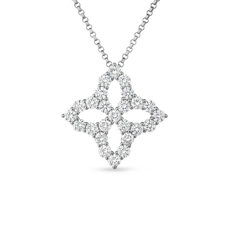 http://williambarthman.bluestar-apps.com/upload/product/18K WHITE GOLD DIAMOND PRINCESS FLOWER NK INDP LARGE 1.23CTW. 