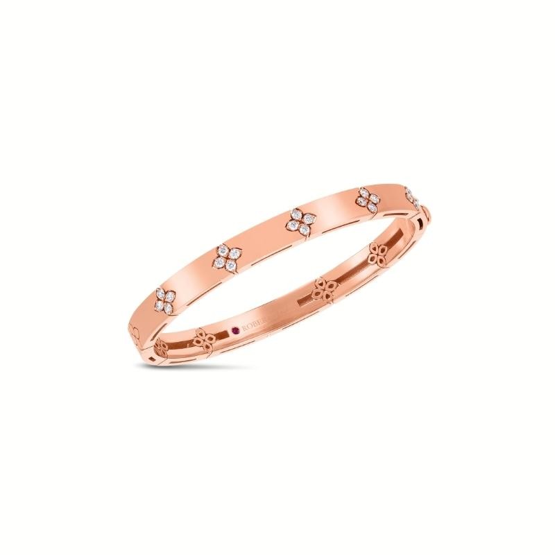 http://williambarthman.bluestar-apps.com/upload/product/ROBERTO COIN 18K ROSE GOLD DIAMOND LOVE IN VERONA BANGLE 48X58. 