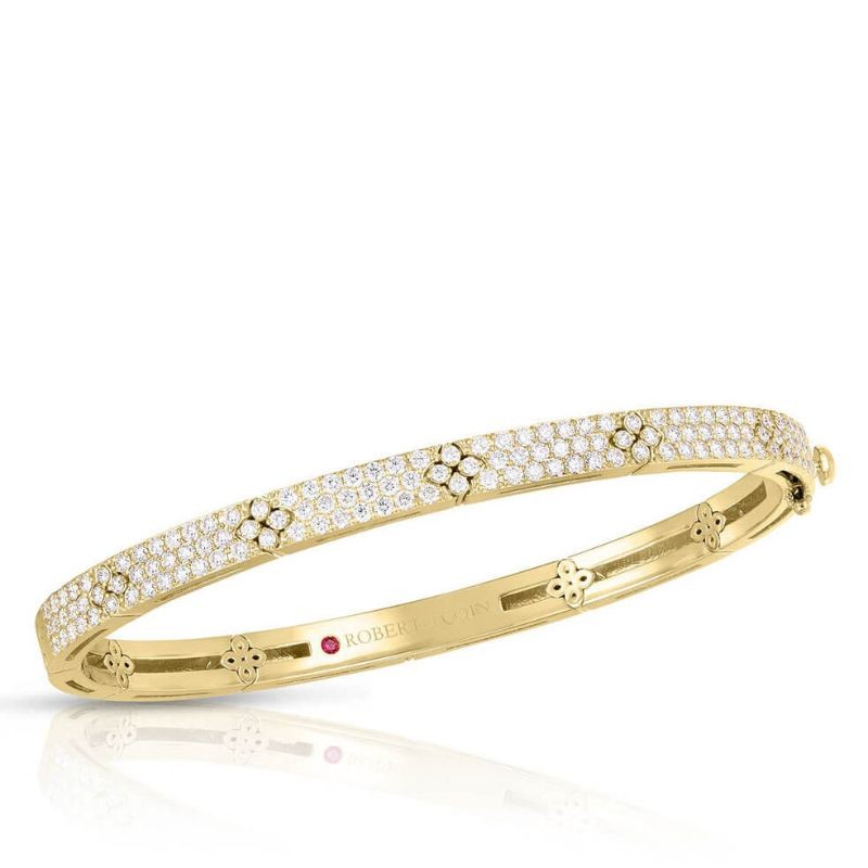 http://williambarthman.bluestar-apps.com/upload/product/ROBERTO COIN 18K YELLOW GOLD DIAMOND LOVE IN VERONA BANGLE DIA- 1.70CT. 