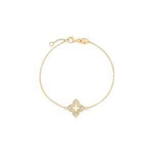 Roberto Coin 18k Yellow Gold Diamond Ventian Bracelet 0.15ctw. 