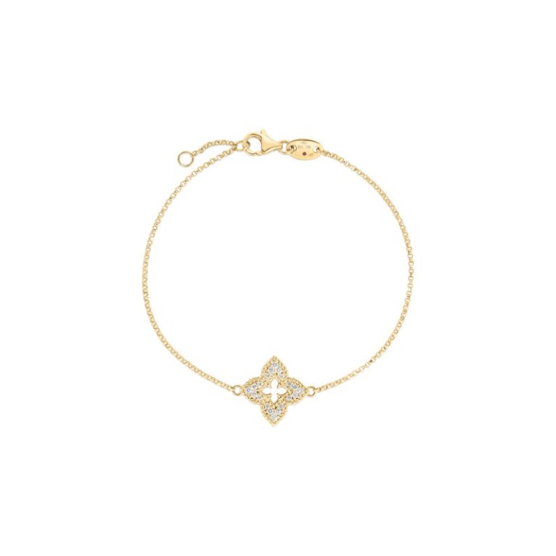 http://williambarthman.bluestar-apps.com/upload/product/Roberto Coin 18k Yellow Gold Diamond Ventian Bracelet 0.15ctw. 
