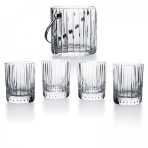 HARMONIE SET ICE BUCKET AND 4 TUMBLERS #2. 