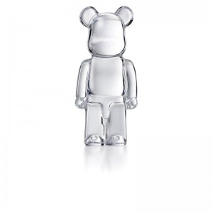 BACCARAT CLEAR BEARBRICK STANDING. 