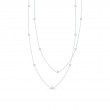 Roberto Coin Necklace with 5 Diamond Stations
