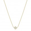 Roberto Coin 18k Yellow Gold Diamond Necklace .10ctw.