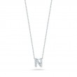 Roberto Coin Love Letter N Pendant with Diamonds