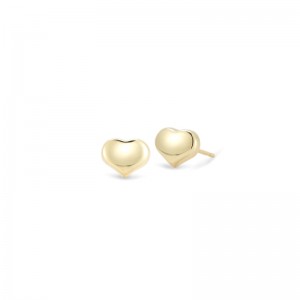 Roberto Coin 18K Gold Heart Stud Earrings