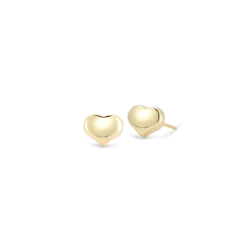 Roberto Coin 18K Gold Heart Stud Earrings