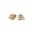 Laurenti Seraphina Pearl and Gemstone Earrings in 14K Gold