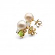 Laurenti Seraphina Pearl and Gemstone Earrings in 14K Gold