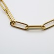 Laurenti 14k gold paperclip chain